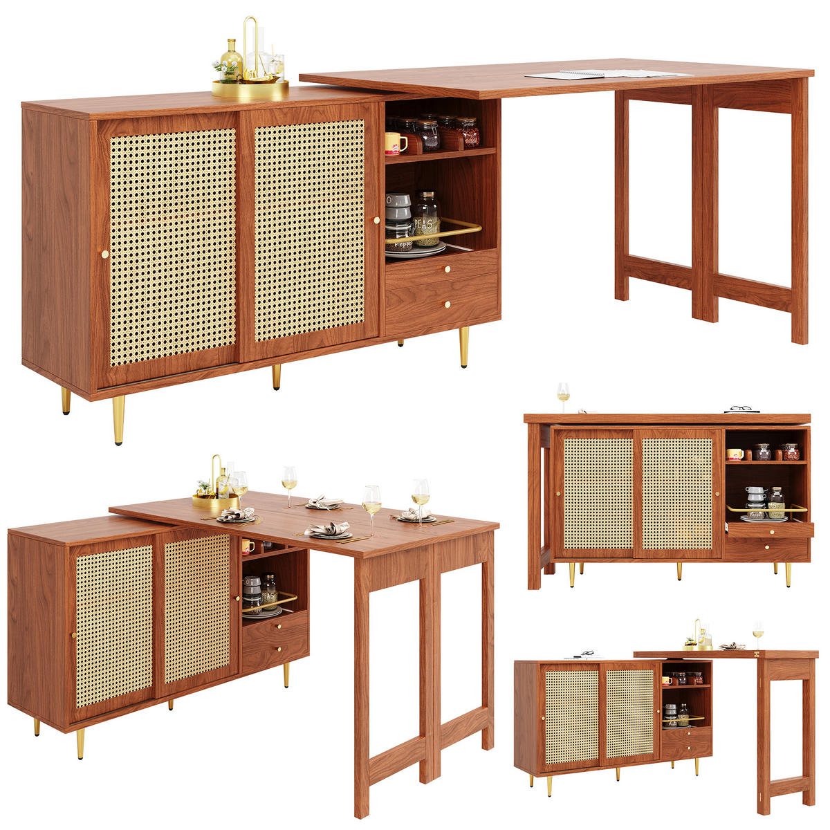 BÜRO-AUFBEWAHRUNGSSCHRANK Braun 187/40/76 cm - Braun, Holzwerkstoff (40/76/187cm) - Urban Meuble