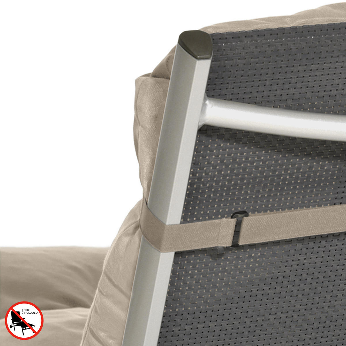 ROLLIEGENAUFLAGE Flair RL 190/60/8cm Natur - Naturfarben, Textil (60/8/190cm) - Beautissu 
