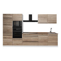 KUCHYNKA R-Line, Sonoma/biely, 340 cm Goldkraft tammi työtaso - biela/dub sonoma, kompozitné drevo (340/206.8/60cm) - Vicco