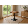 BISTROTISCH IRIS - Schwarz/Braun, Holz/Metall (70/70/76cm) - SAM