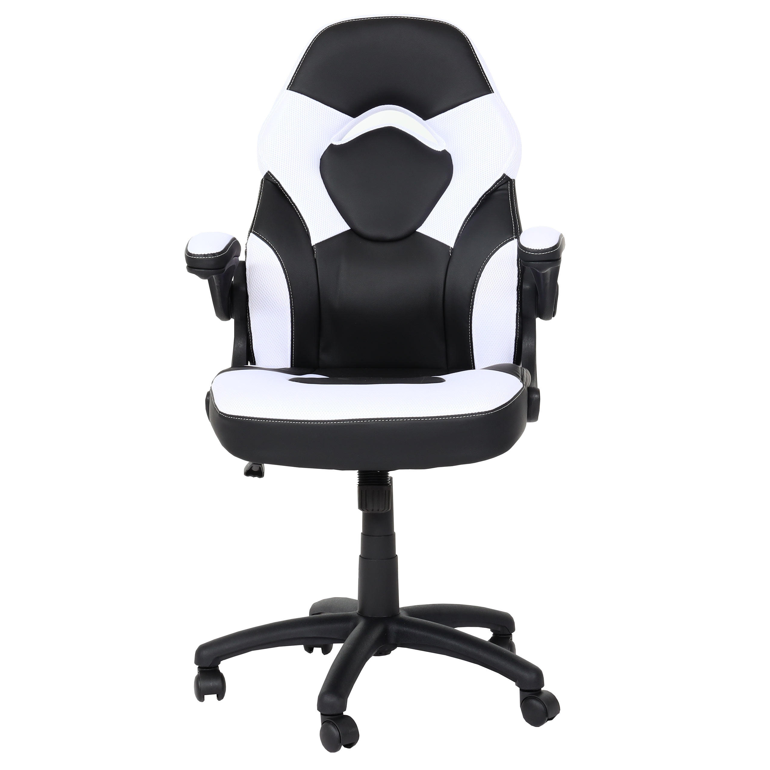 BÜROSTUHL Schwarz, Weiß - Schwarz/Weiß, Textil (62/116/57cm) - MCW