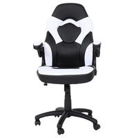BÜROSTUHL Schwarz, Weiß - Schwarz/Weiß, Textil (62/116/57cm) - MCW