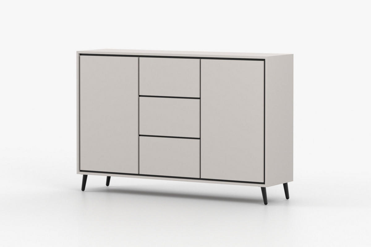 KOMMODE FRESSO 2D3S 150/100/40 cm in Kaschmir - Kaschmir, Holzwerkstoff (150/100/40cm) - Deine Möbel 24