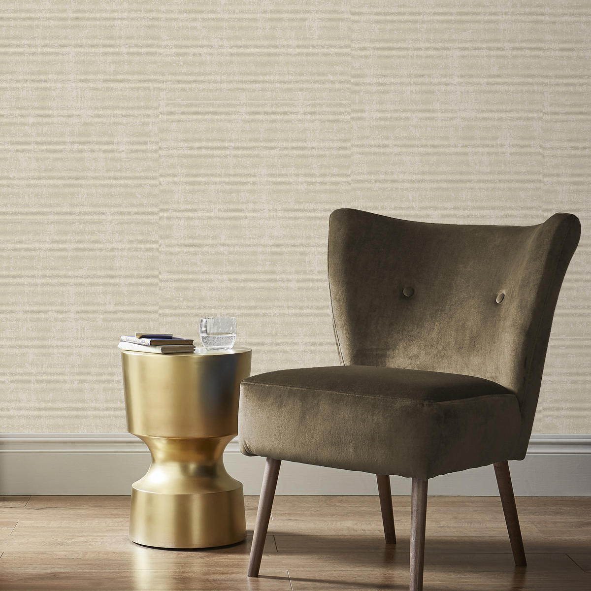 TAPETE Ashanti - Creme/Weiß, Papier/Kunststoff (53/1000cm) - Superfresco Easy