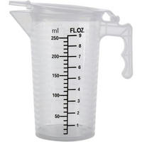 MESSBECHER transparent 250 ml - Transparent, Kunststoff (0.25L)