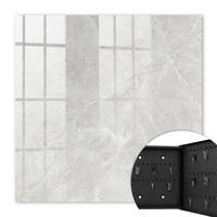 SCHLÜSSELBOX Schwarz 30x30 cm- Türöffnung nach rechts - Graue Struktur - Grau, Metall (30/30/5cm) - TULUP
