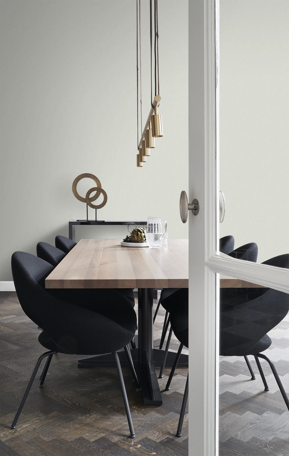 TAPETE Leinen-Optik 53 cm x 10.05 m - Grün, Papier (53/1000cm) - Origin Wallcoverings