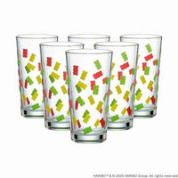 TRINKGLÄSER Haribo Allover bunt 380 ml 6er Set - Multicolor, Glas (0.38L) - Ritzenhoff Breker