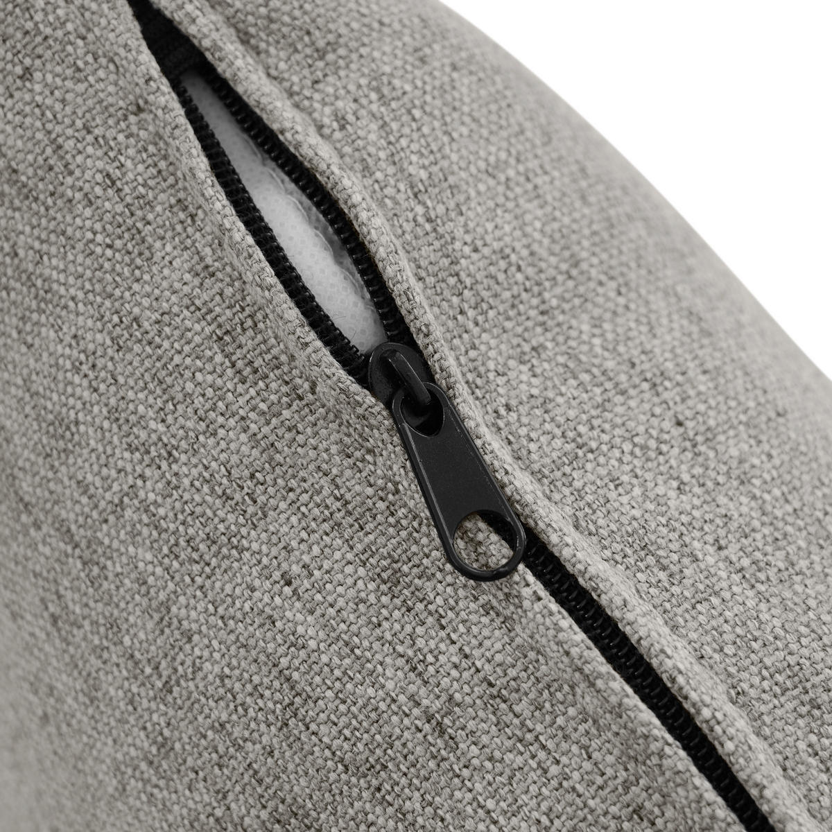 3-SITZER ECKSOFA Leinen Grau - Grau, Kunststoff/Textil (166/118cm) - WISHDOR