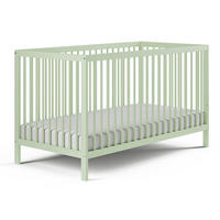 BABYBETT 60x120 cm in Grün - Grün, Holz (60/120cm) - Kids Collective