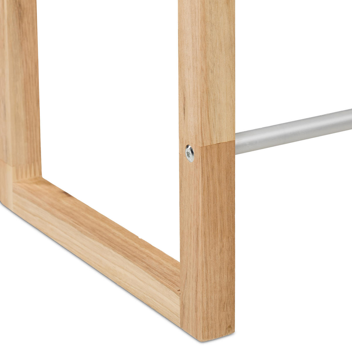 GETRÄNKEKISTENREGAL - Hellbraun, Holz/Metall (58/112/32cm) - Relaxdays