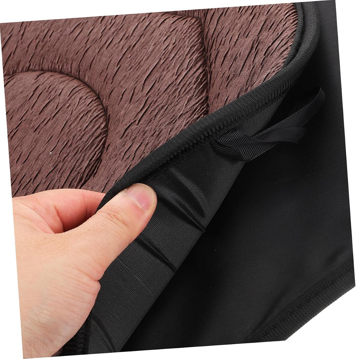 MULTIFUNKTIONALES Sitzkissen – 52 x 40 cm – Braun - Braun, Textil (52/40cm)