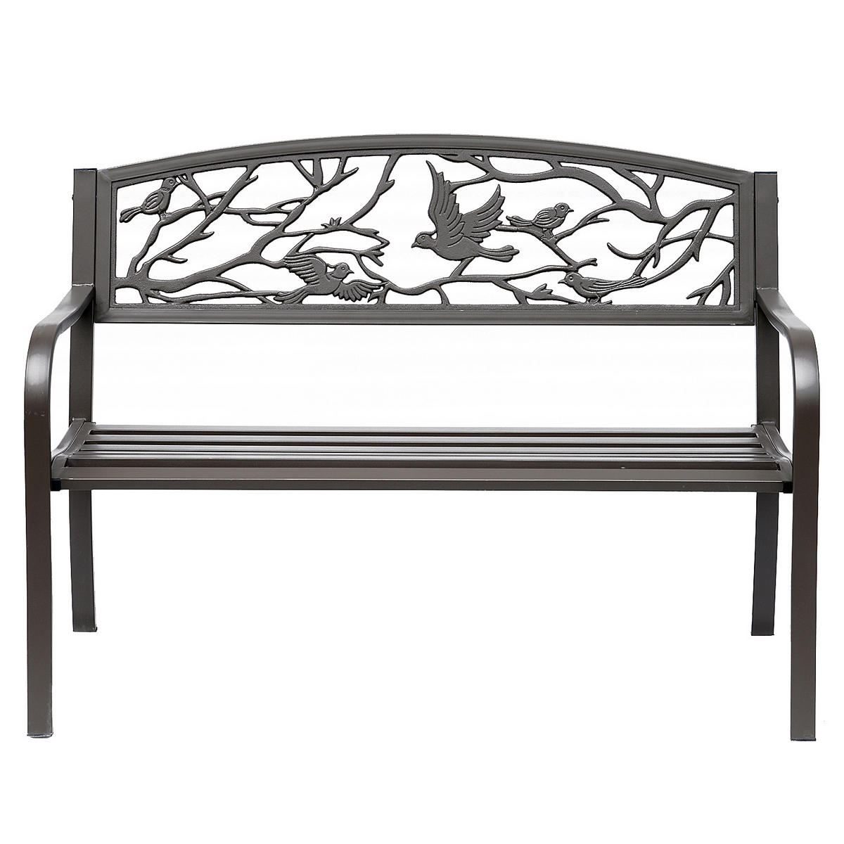 GARTENBANK DE-17750 Braun - Braun, Metall (127/85/60cm) - ComfortXL