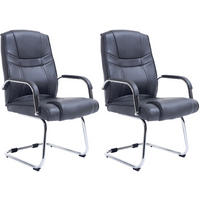 SCHWINGSTUHL 2er Set Lederlook grau - Grau, Textil/Metall (60/104/67cm) - CLP