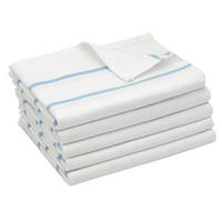 GESCHIRRTÜCHER, 5er-Set, 50 x 70 cm, 100% Baumwolle, Weiß - Weiß, Textil (50/70cm) - Zollner