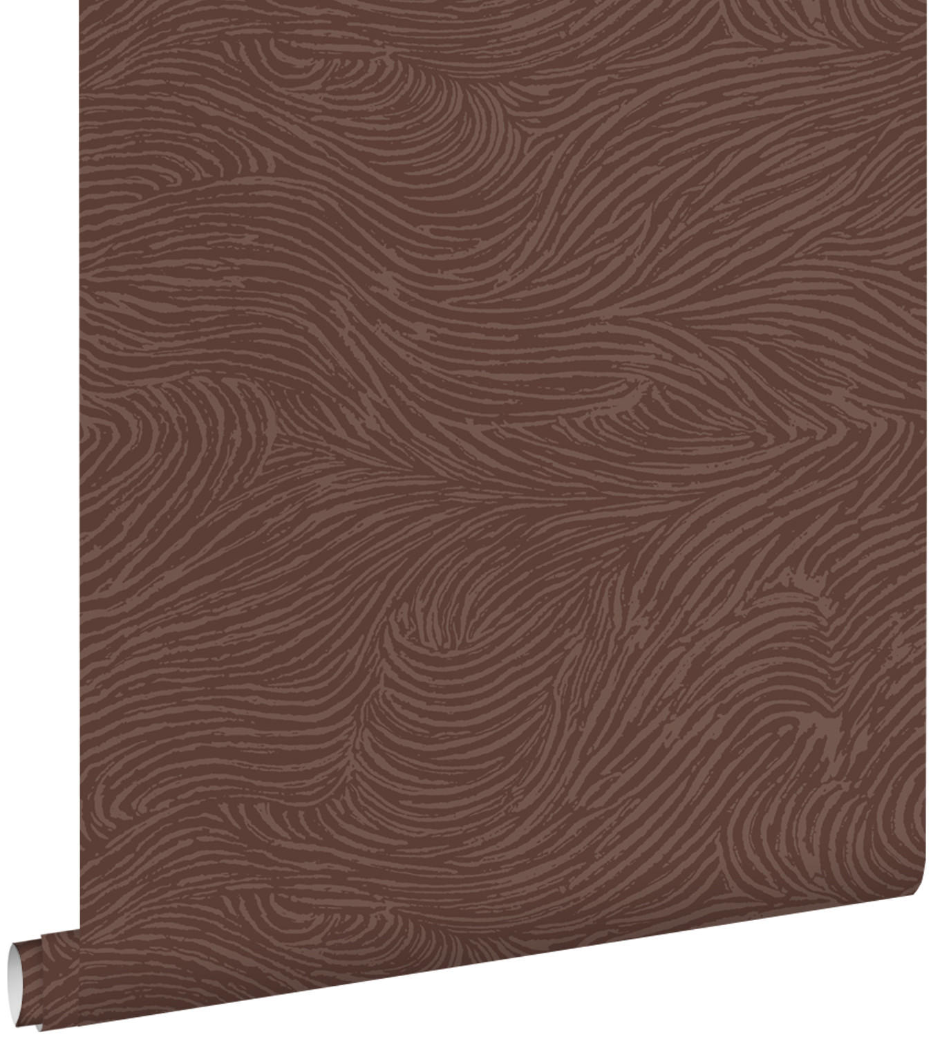 TAPETE 3d Wellenförmige Linien 50 x 900 cm - Lila, Papier (50/900cm) - ESTAhome