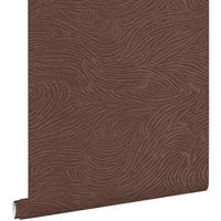 TAPETE 3d Wellenförmige Linien 50 x 900 cm - Lila, Papier (50/900cm) - ESTAhome