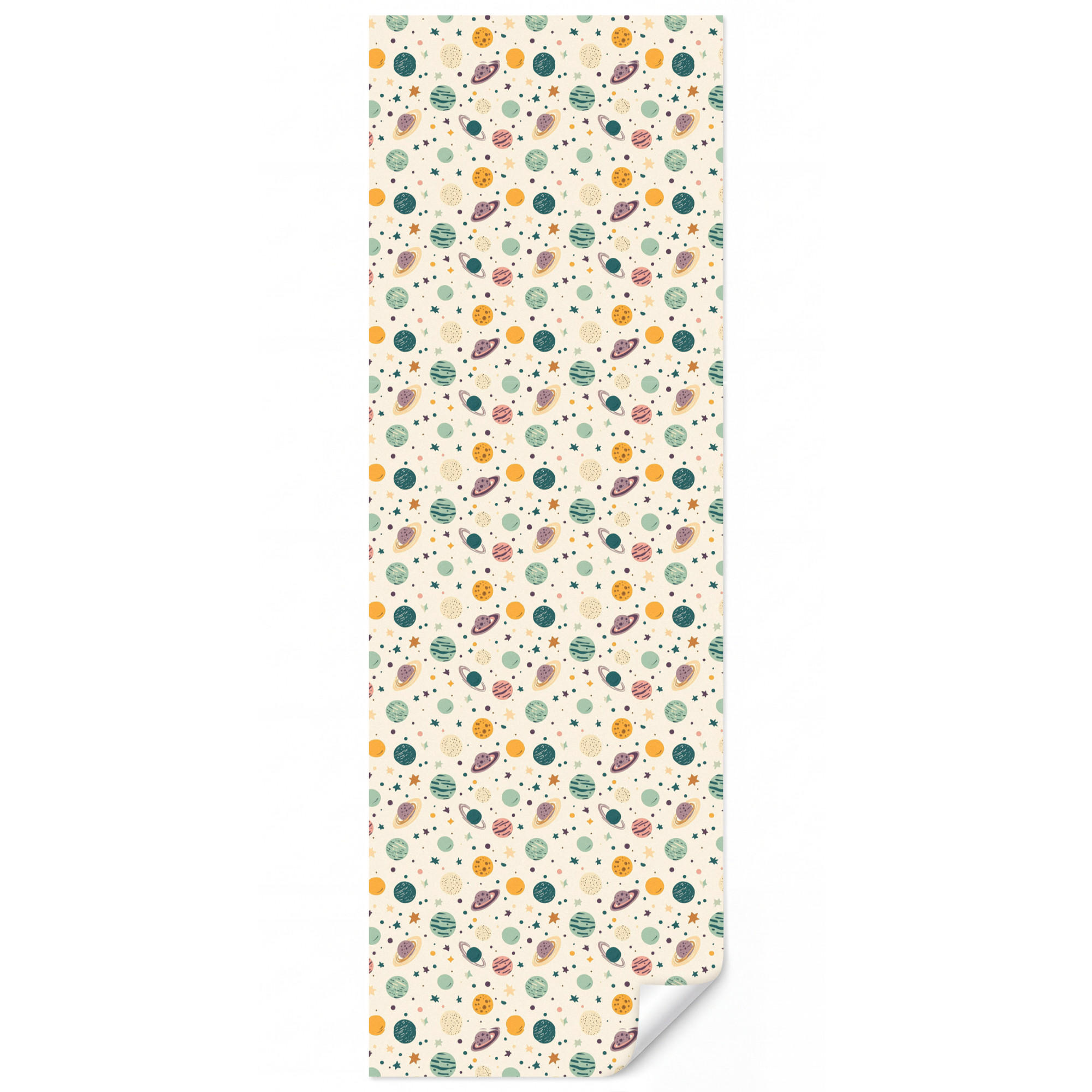 OnlyWow Kindertapete Creme 100x300 cm