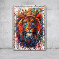 GEMÄLDE König der Farben Schattenfugenrahmen Weiß 120x80 cm - Weiß, Holz (120/80cm) - YS-art gallery