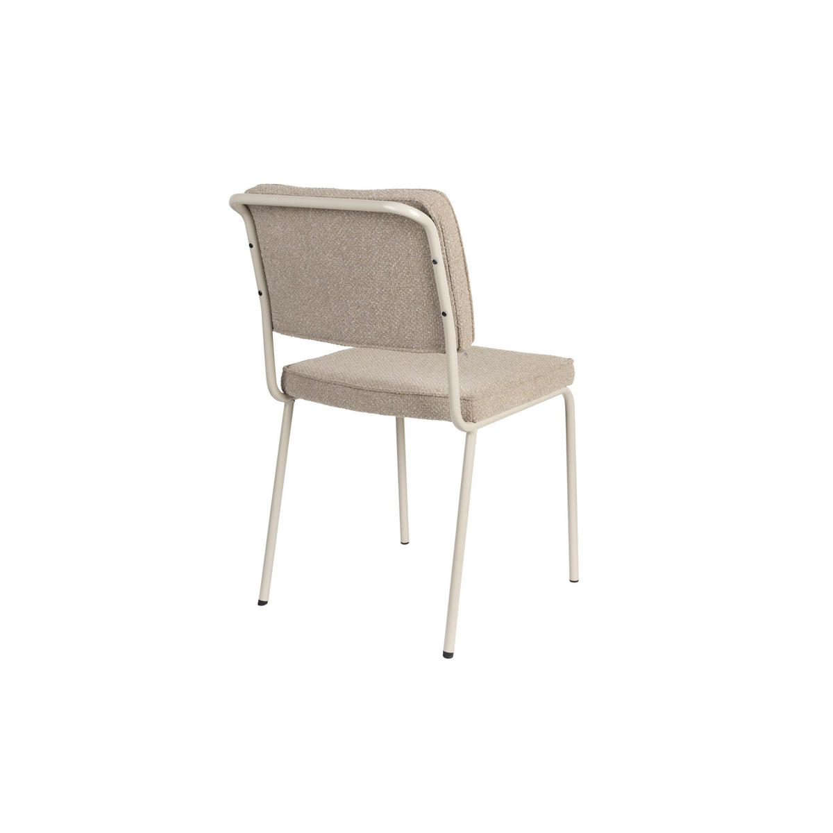 ESSZIMMERSTUHL Buddy Beige - 2 er Set - Beige, Textil (48/85/57cm) - Zuiver