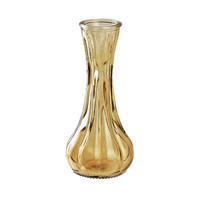 VASE Serenite Honigeiche 4x6xh16 cm Glas - Honigeiche, Glas (16cm) - Mondex