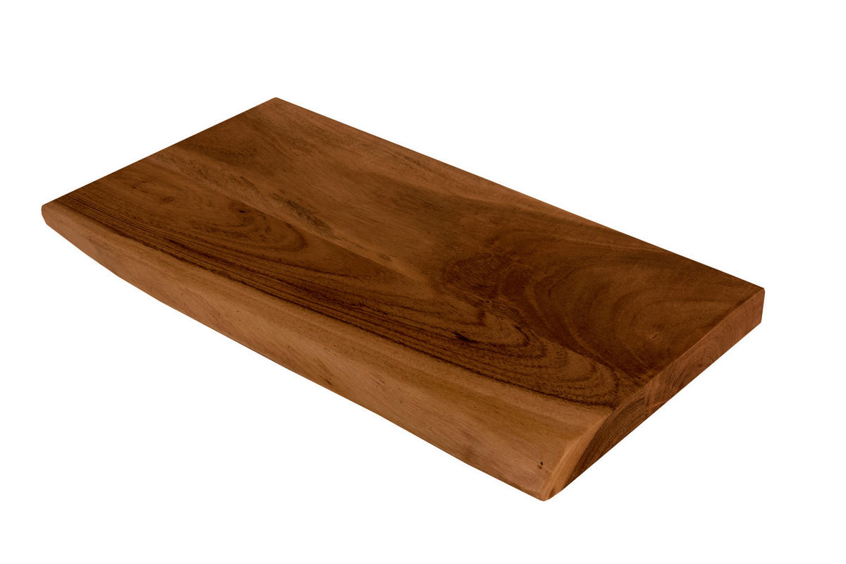 WANDREGAL AMANDA - Braun/Akaziefarben, Holz (30/3/20cm) - SAM