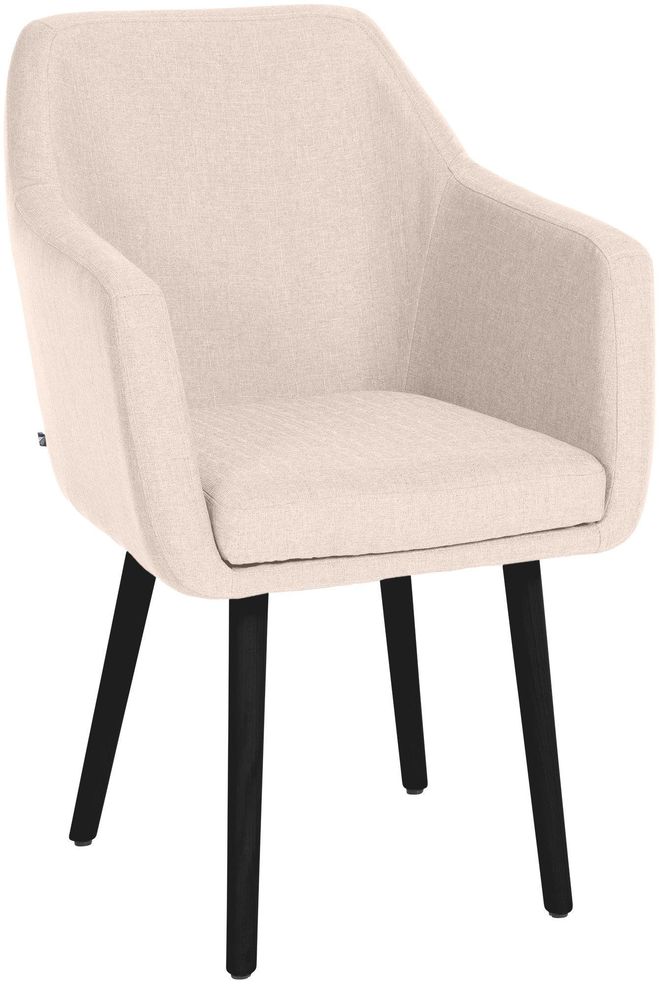 CLP Armlehnenstuhl Beige 61x88x57.5 cm
