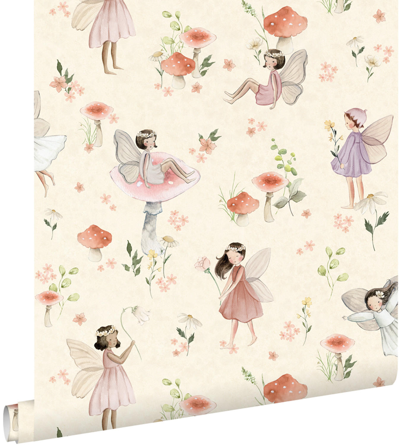 TAPETE Elfen 50 x 900 cm - Pink, Papier (50/0.1cm) - ESTAhome