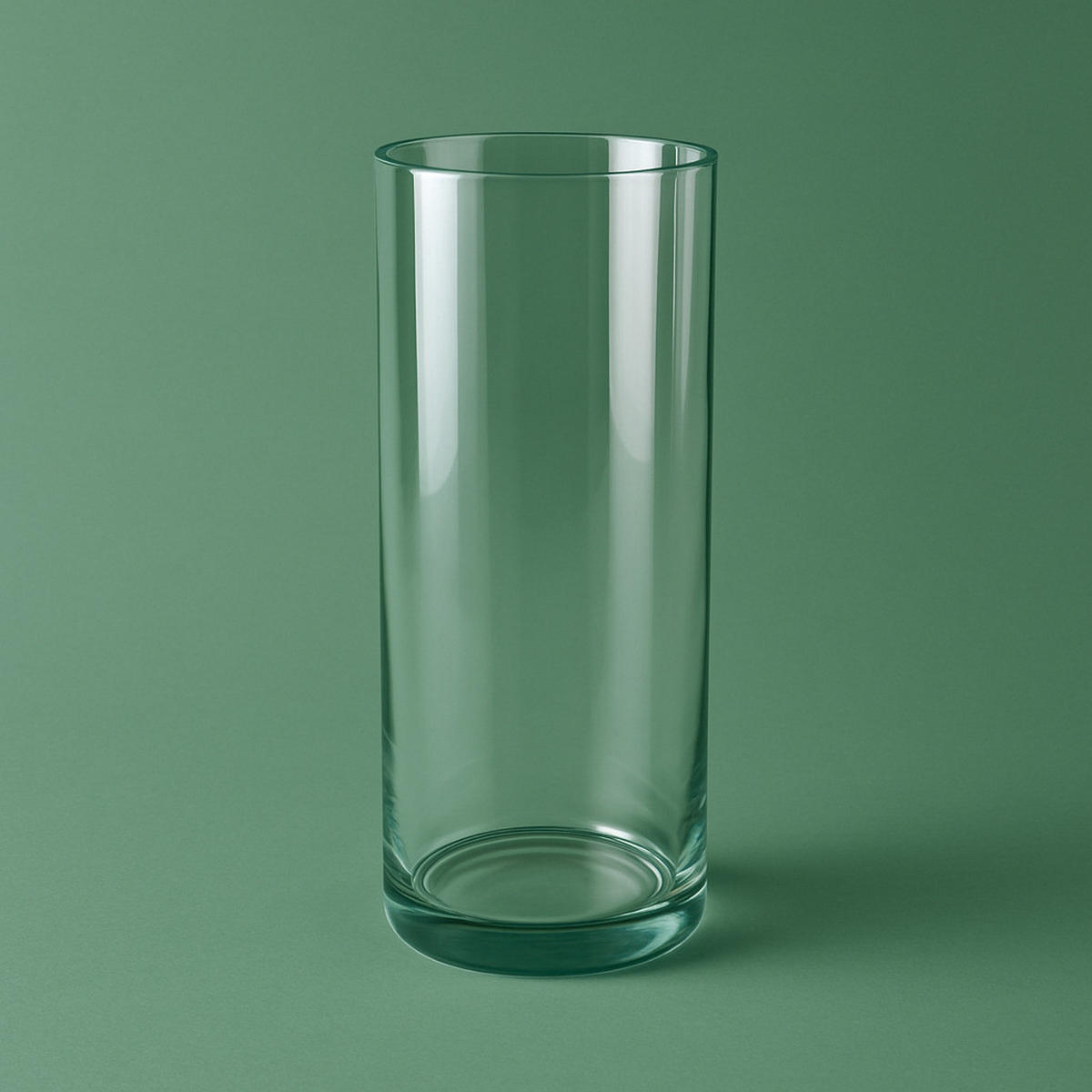 VASE Serenite Transparent 10x10xh25 cm Glas - Transparent, Glas (25cm) - Mondex
