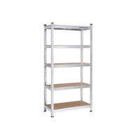STANDREGAL - Silberfarben, Metall (90/180/40cm) - Hansiro