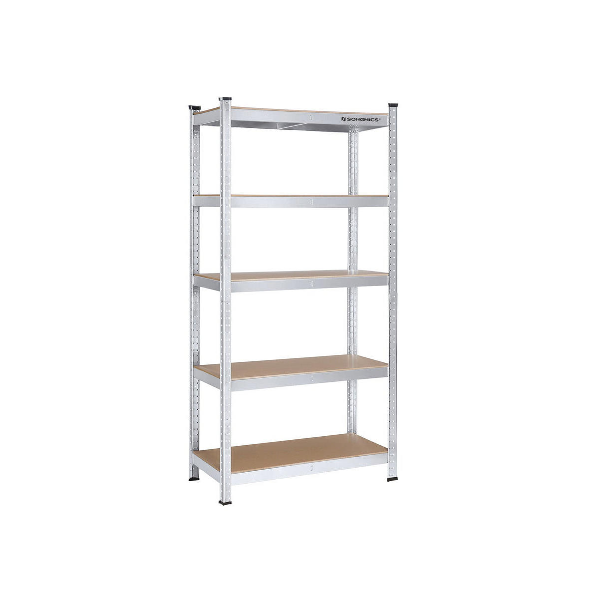STANDREGAL - Silberfarben, Metall (90/180/40cm) - Hansiro