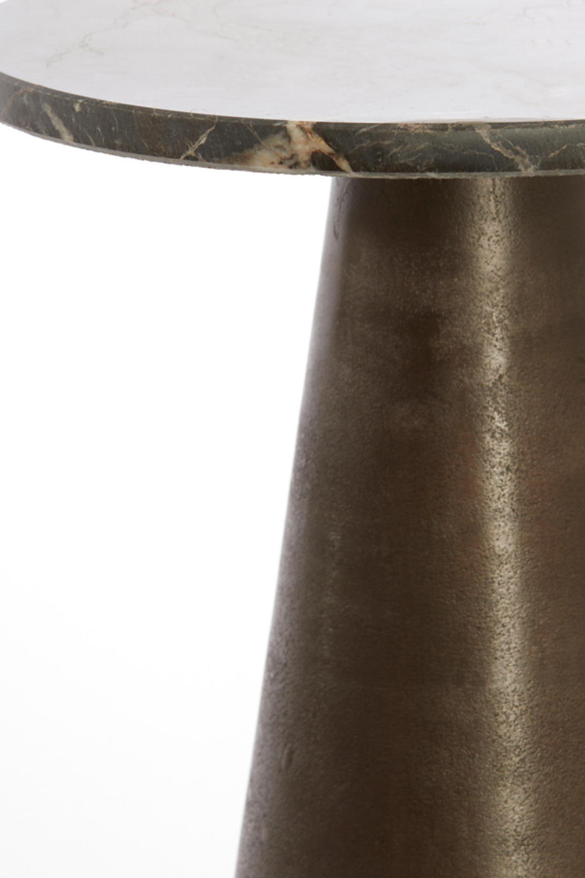 BEISTELLTISCH Ynez Braun Ø36/51 cm - Braun, Metall (36/36/51cm) - Light & Living