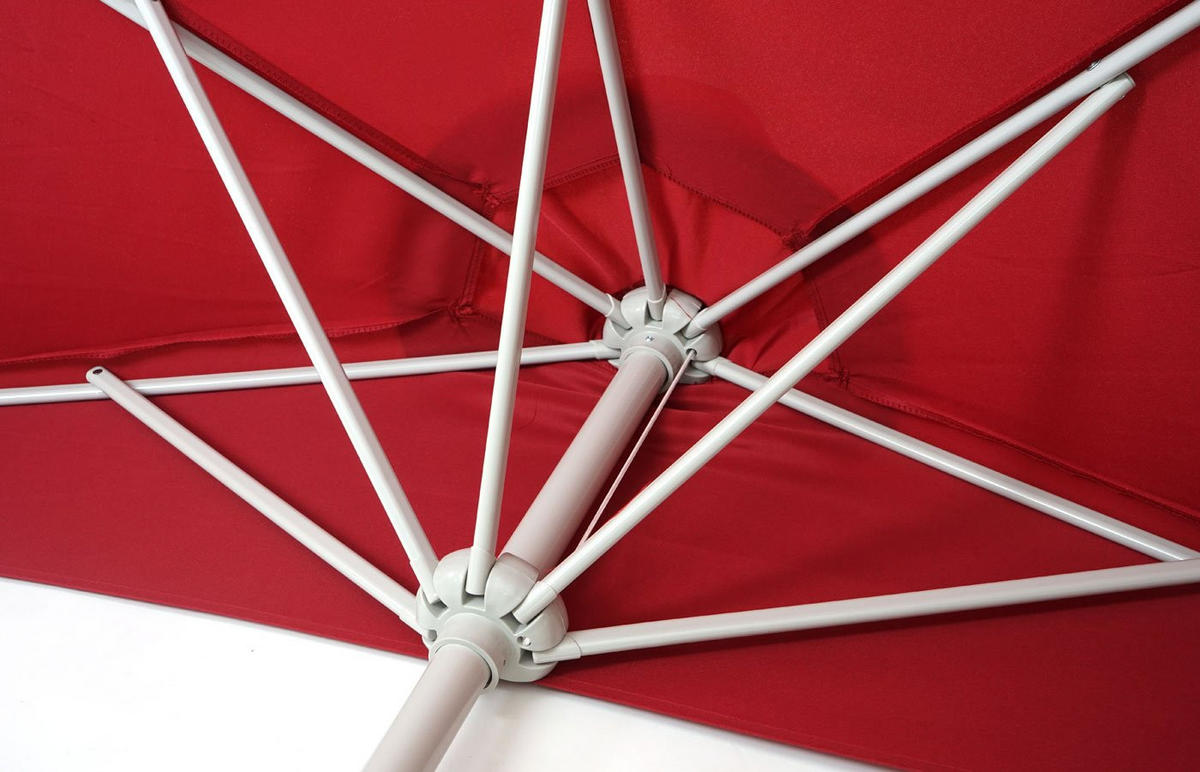 SONNENSCHIRM Bordeaux - Bordeaux, Textil (285/145cm) - MCW