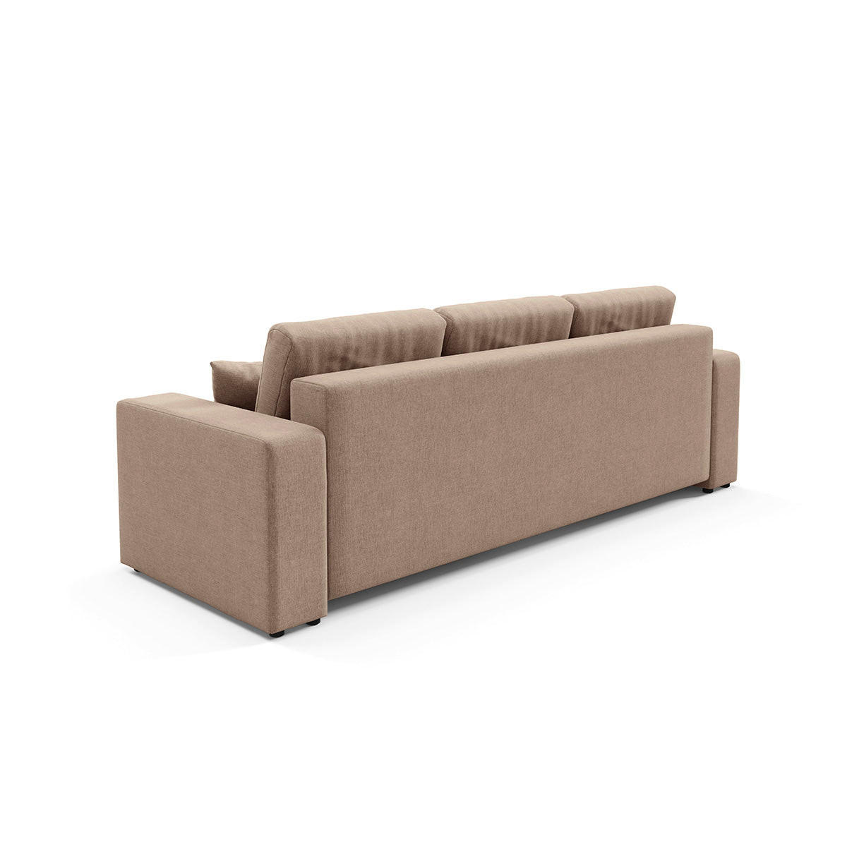 SOFA Giulia 3 Sitzplätze Beige - Beige, Holz (244/82/102cm) - Petits-meubles