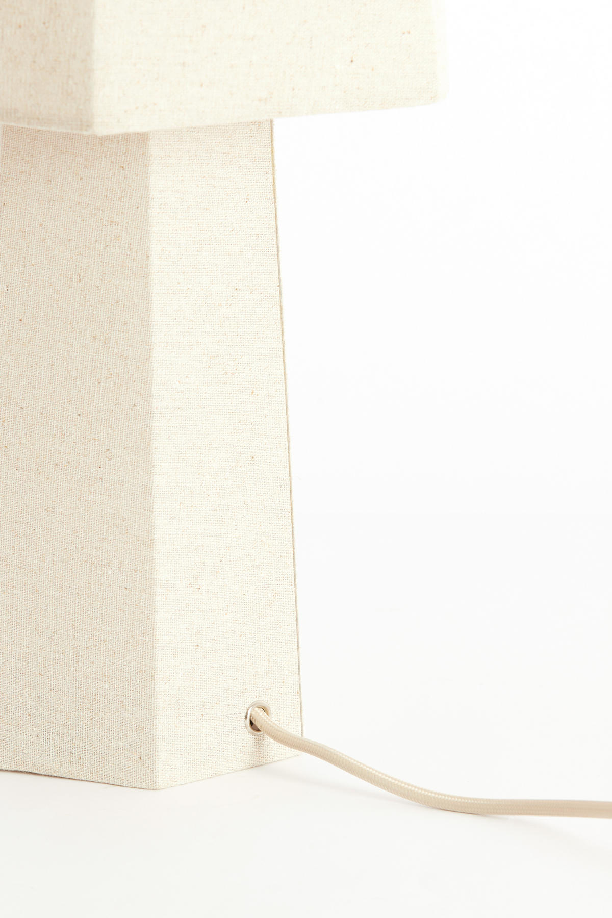 TISCHLAMPE Musabo Braun 25/25/49 cm - Braun, Textil (25/25/49cm) - Light & Living