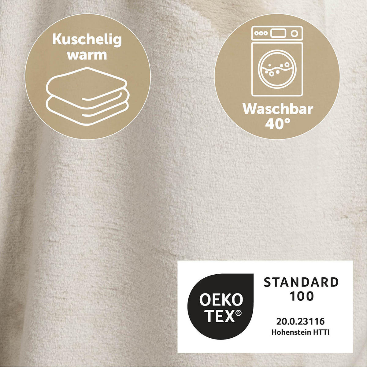 ÄRMELDECKE Iselin 170/200 cm, Schwarz - Schwarz, Textil (170/200cm) - Blumtal