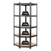 ECKREGAL Ragnar 180x70x40 cm Fachlast 175 kg Schwarz - Schwarz, Metall (70/180/40cm) - PROREGAL