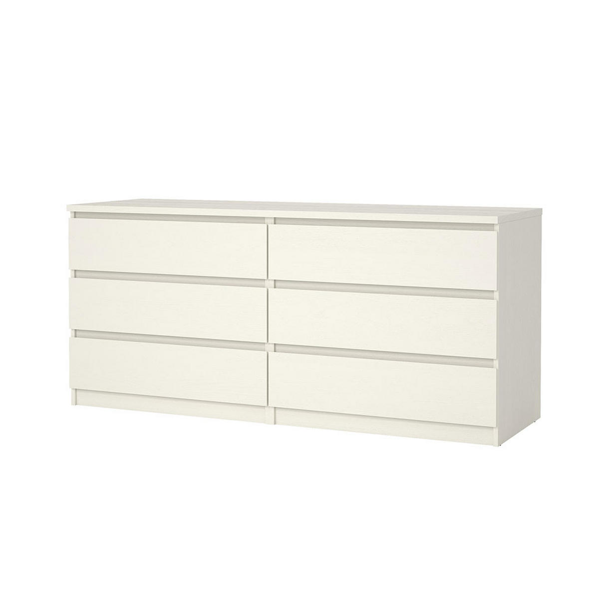 KOMMODE Noulan Weiß 154/50/70 cm - Weiß, Holzwerkstoff (154/70/50cm) - ebuy24