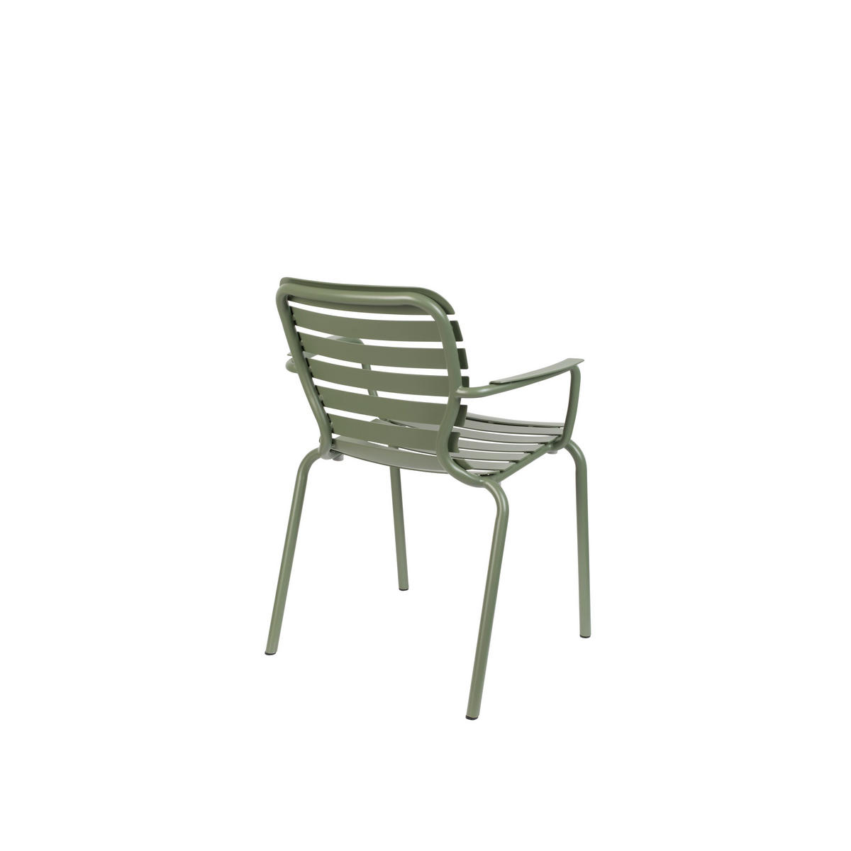 GARTENSTUHL Vondel Armlehne Grün - 2 er Set - Grün, Metall (64.7/82.8/58.2cm) - Zuiver