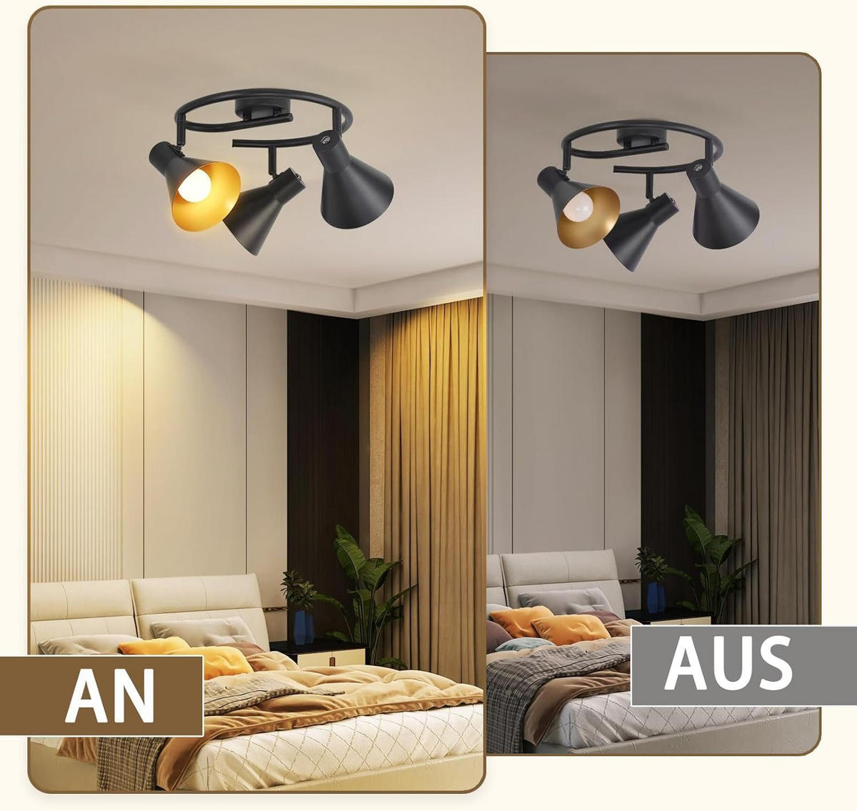 STRAHLER Welle 28/25/21 cm - Schwarz, Metall (28/25/21cm) - Nettlife