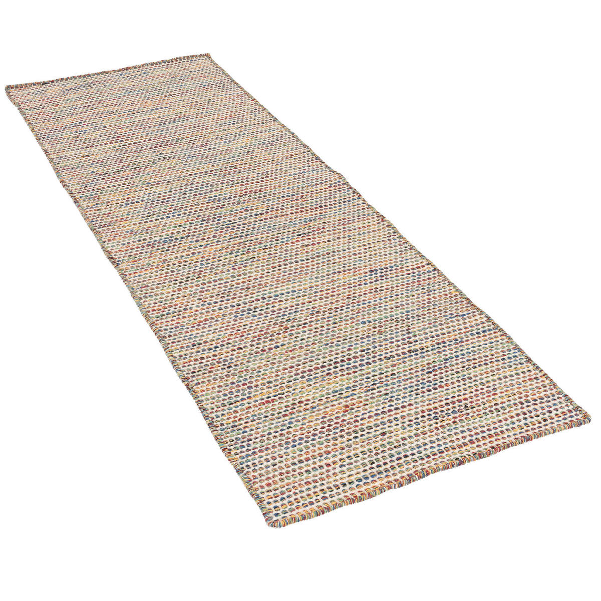 NATUR TEPPICH LÄUFER WOLLE RANA MELIERT - Multicolor, Textil (70/130cm) - Pergamon