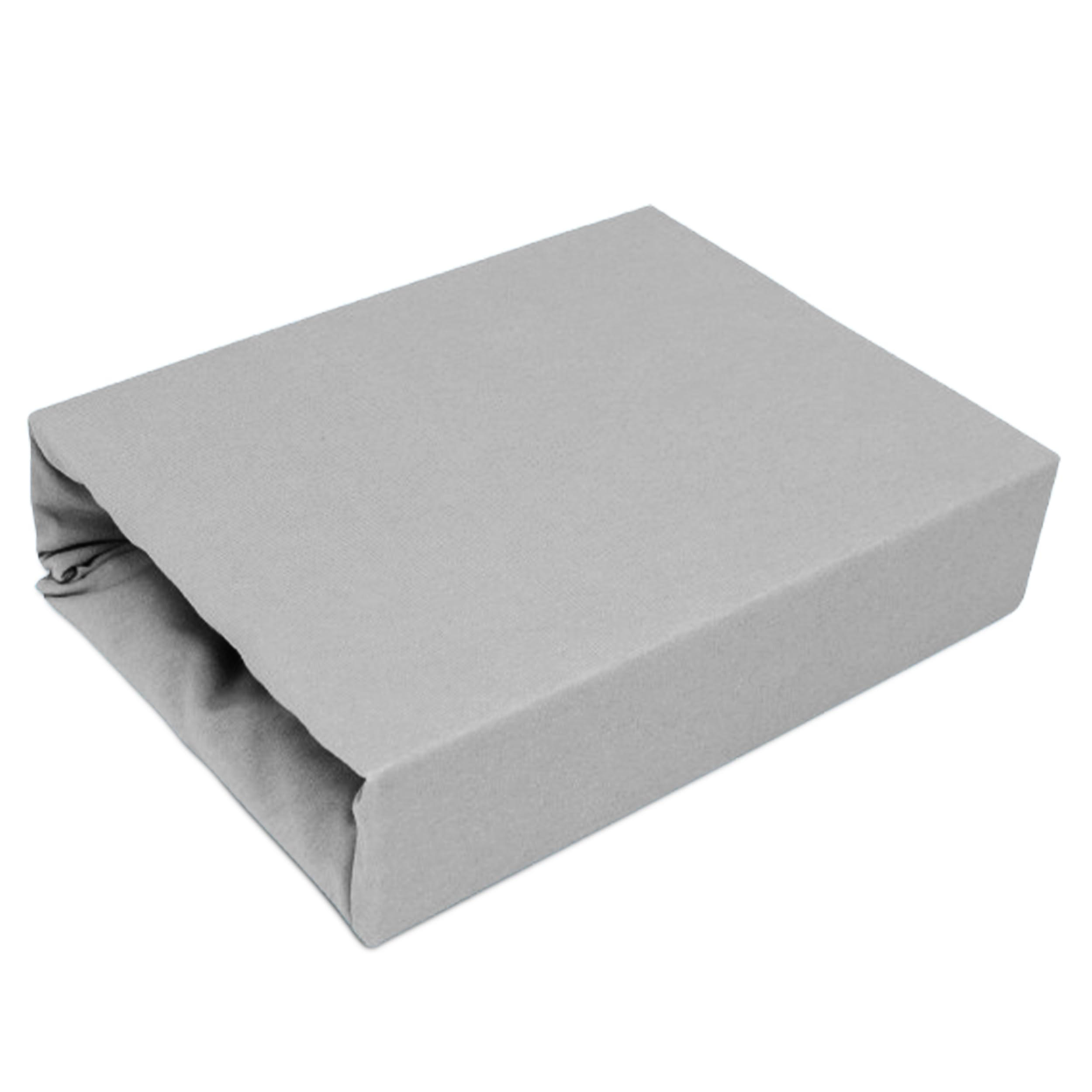 Best For Home Spannbettlaken Grau 90x200 cm