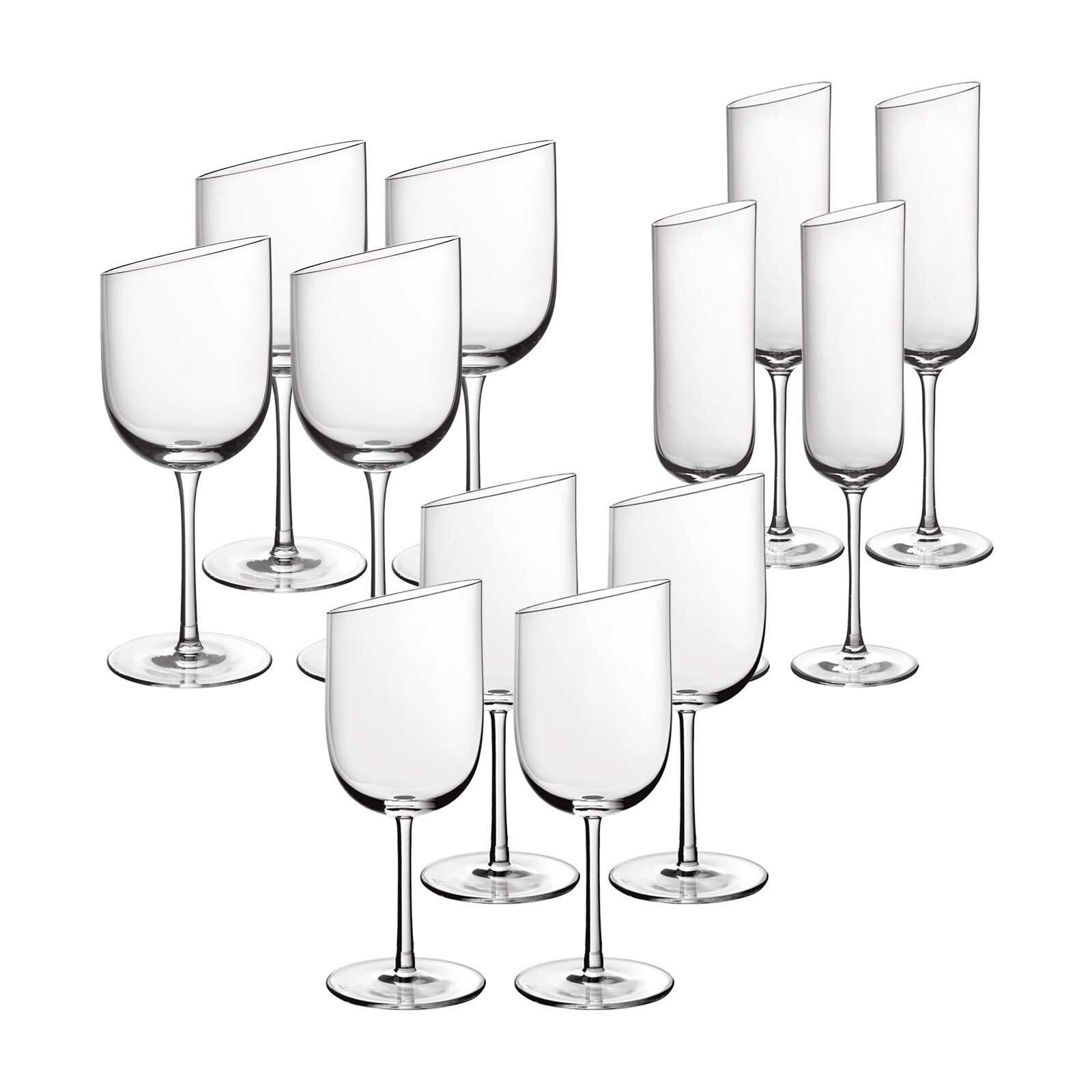 WEIN- UND SEKTGLÄSER NewMoon transparent 12er Set - Transparent, Glas - Villeroy & Boch