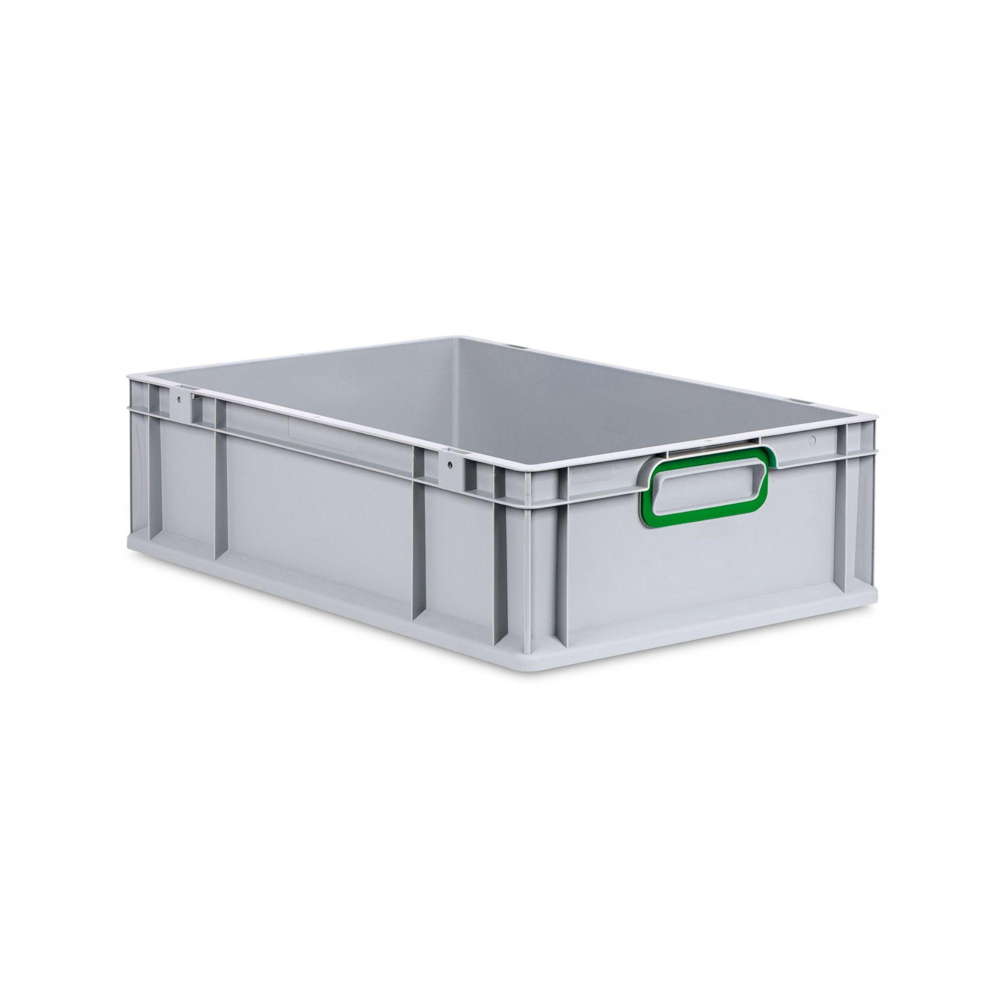 EUROBOX Nextgen Color 17x40x60cm 34 Liter Griffe Grün Geschlossen - Grün, Kunststoff (40/17/60cm) - PROREGAL