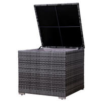 KISSENBOX LUGANO/CALIFORNIA - Grau, Kunststoff (75/64/75cm) - SVITA