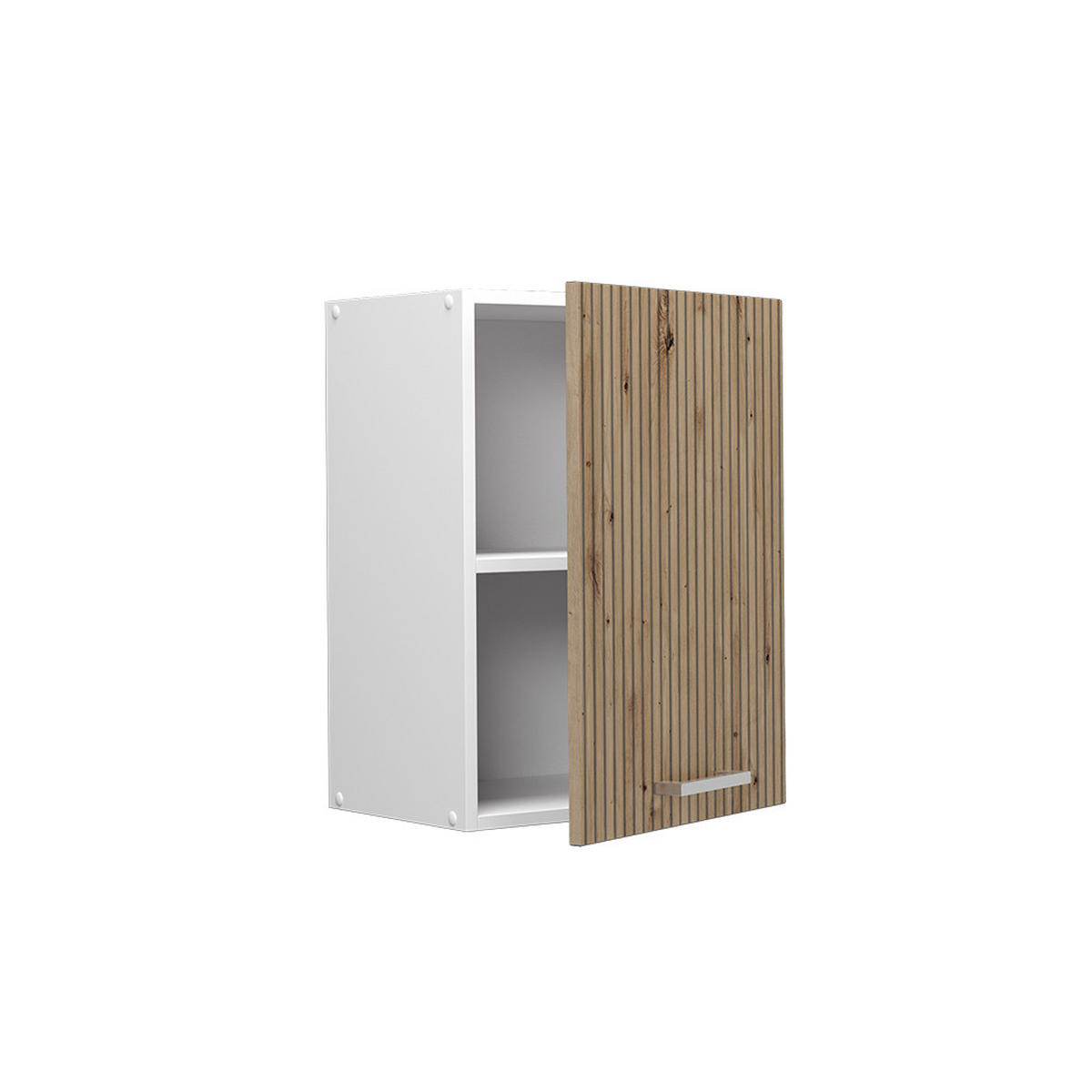 HÄNGESCHRANK R-Line Artisan-Eiche 45 cm - Weiß/Eiche Artisan, Holzwerkstoff (45/60/31cm) - Vicco
