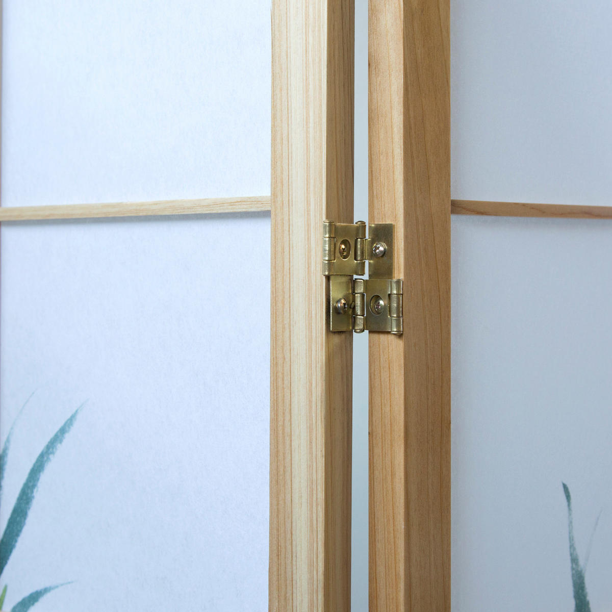 PARAVENT 3-tlg. 132/175 cm Braun Bambusmuster - Braun, Holz (132/175/2cm) - Homestyle4u