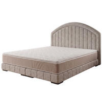 POLSTERBETT LEON2 200x 200 cm Farbe: Beige - Beige, Textil (200/200cm) - A&J MöbelLand