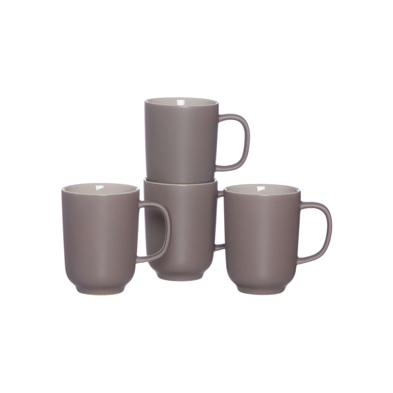 KAFFEEBECHER Jasper Taupe 285 ml 4er Set - Taupe, Keramik (0.285L) - Ritzenhoff Breker