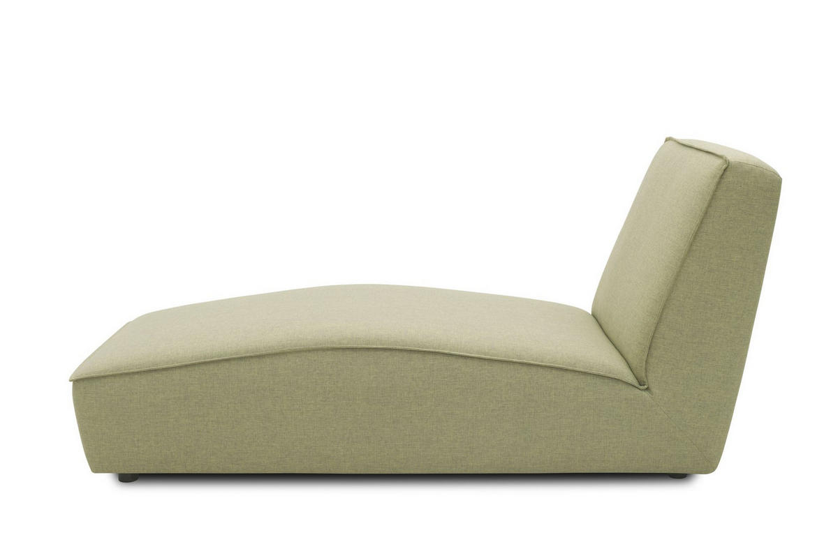 GARTENLOUNGE-LIEGE Brunhilda 76x82x171 mit Outdoorbezug in grün - Grün, Kunststoff (171/82/76cm) - 58aufmkessel